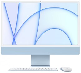 Apple 24 iMac Retina 4.5K display: Apple M1 chip 8 core CPU and 8 core GPU, 256GB - Blue