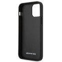 AMG AMHCP12LDOLBK iPhone 12 Pro Max 6,7" czarny/black hardcase Leather Hot Stamped
