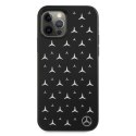 Mercedes MEHCP12LESPBK iPhone 12 Pro Max 6,7" czarny/black hardcase Silver Stars Pattern