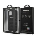 AMG AMHCP12SGSEBK iPhone 12 mini 5,4" czarny/black hardcase Leather Debossed Lines