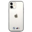 Etui BMW BMHCP12SMBTOK iPhone 12 mini 5,4" transparent hardcase Sandblast