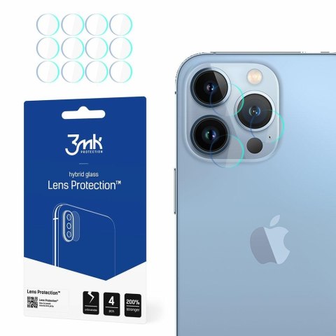 4x Ochrona na obiektyw aparatu do iPhone 13 Pro Max | 3MK Lens Protect