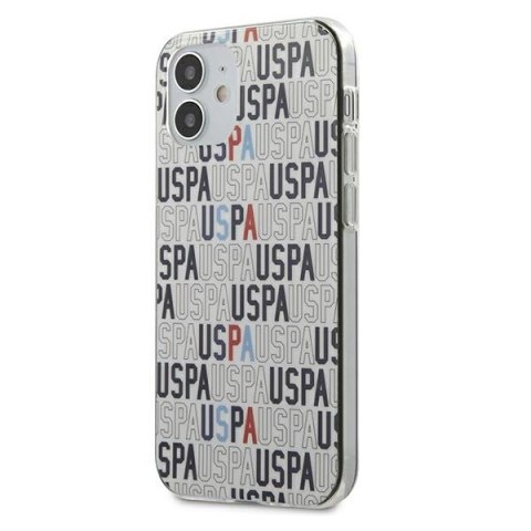 US Polo USHCP12SPCUSPA6 iPhone 12 mini 5,4" biały/white Logo Mania Collection