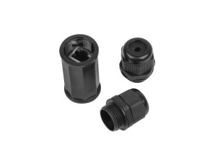 Lanberg Adapter złączka sieciowa RJ45 - RJ45 kat.6 ekranowany wodoodporny IP67