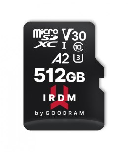 GOODRAM Karta pamięci microSD IRDM 512GB UHS-I U3 A2 + adapter