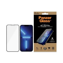 PanzerGlass E2E Anti-Glare iPhone 13 Pro Max 6,7" Case Friendly AntiBacterial MicroFracture czarny/black Pro2755