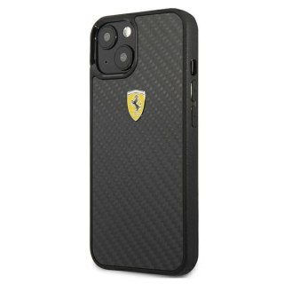 Ferrari FEHCP13SFCABK iPhone 13 mini 5,4" czarny/black hardcase On Track Real Carbon