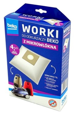 Beko Worki do odkurzaczy 4 sztuki + filtr WM01