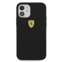 Ferrari FESSIHCP12SBK iPhone 12 mini 5,4" czarny/black hardcase On Track Silicone