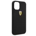 Ferrari FESSIHCP12SBK iPhone 12 mini 5,4" czarny/black hardcase On Track Silicone