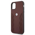 Etui BMW BMHCN61RSPPR iPhone 11 6,1" / Xr czerwony/red hardcase Leather Curve Perforate