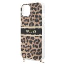Guess GUHCP13SKBCLE iPhone 13 mini 5,4" Leopard hardcase Gold Strap
