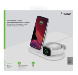 Belkin Ładowarka 3in1 Wireless Charging pad biała