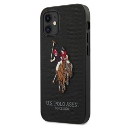 US Polo Etui do iPhone 12 mini Czarny Polo Embroidery Collection
