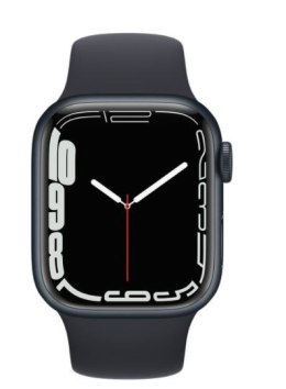 Apple Watch Series 7 GPS + Cellular, 45mm Koperta z aluminium w kolorze północy z paskiem sportowym w kolorze północy - Regular