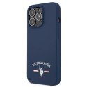 US Polo USHCP13LSFGV iPhone 13 Pro / 13 6,1" granatowy/navy Silicone Collection