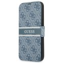 Guess GUBKP13S4GDBL iPhone 13 mini 5,4" niebieski/blue book 4G Stripe