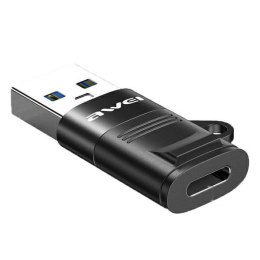 AWEI Adapter CL-13 USB-C/USB-A czarny/black
