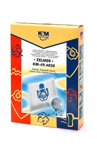 K&M Worki do odkurzacza 4 szt. + 1 filtr KM 49.4020