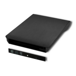 Qoltec Obudowa/kieszeń na napęd optyczny CD/DVD SATA | USB3.0 | 9.5mm