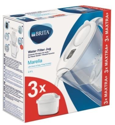 Brita Dzbanek filtrujący Marella MXplus biały + 3 wkłady