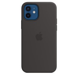 Apple Silikonowe etui z MagSafe do iPhonea 12 i 12 Pro Czarne