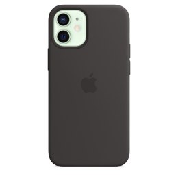Apple Silikonowe etui z MagSafe do iPhonea 12 mini Czarne