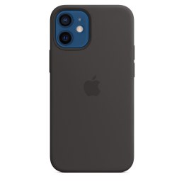 Apple Silikonowe etui z MagSafe do iPhonea 12 mini Czarne