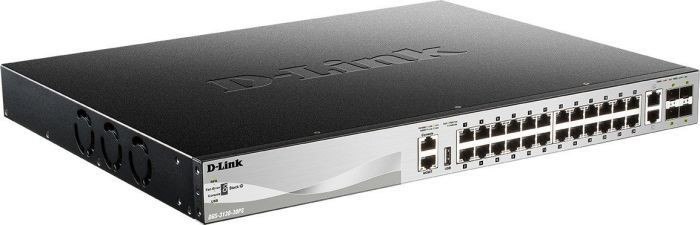 D-Link Przełącznik Smart DGS-3130-30PS/SI Switch 24xGE PoE 2x10G 4xSFP+