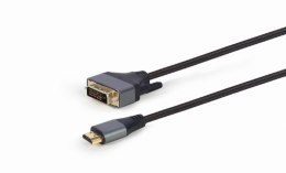 Gembird Kabel HDMI do DVI w oplocie 1.8m pozłacane końcówki