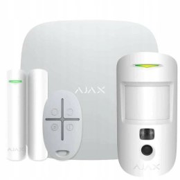 AJAX Zestaw alarmowy StarterKit Cam Plus Hub 2 Plus, MC, DP, SC biały