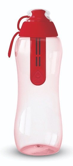 Butelka filtrująca DAFI 0,3L +1 filtr (czerwona)
