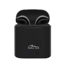 Słuchawki Media tech MT3589K (douszne; Bluetooth; z wbudowanym mikrofonem; kolor czarny