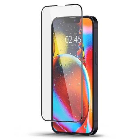 Szkło hartowane Spigen Glass FC Black do iPhone 13 / 13 Pro / 14