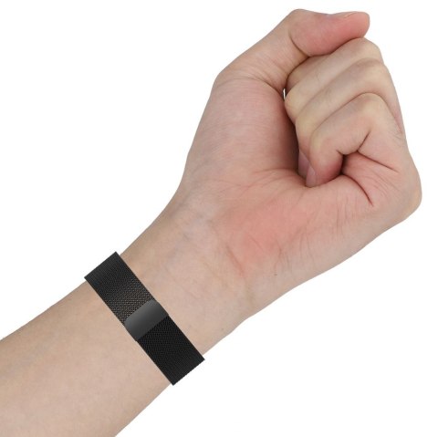 Tech-Protect MilaneseBand | Bransoleta do Samsung Galaxy Watch 4 / 5 / 5 Pro / 6 Black