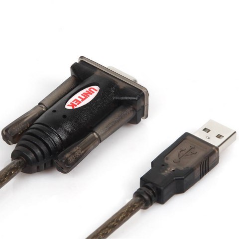 Unitek Adapter USB-A - 1x RS-232 | 1,5m | Y-105