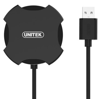 Unitek Y-2178 hub 4x USB 2.0 micro - czarny