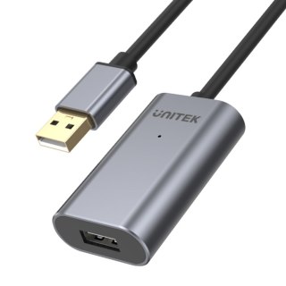 Unitek Wzmacniacz sygnału Przedłużacz USB 2.0 | 10m | Premium | Y-272