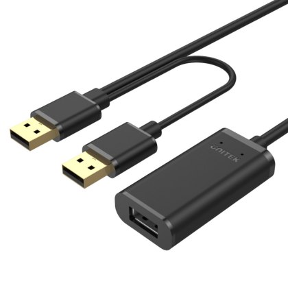 Unitek Wzmacniacz sygnału Przedłużacz USB 2.0 | 5m | Y-277