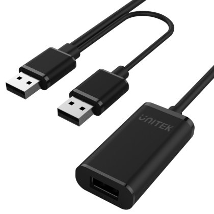 Unitek Wzmacniacz sygnału Przedłużacz USB 2.0 | 20m | Y-279