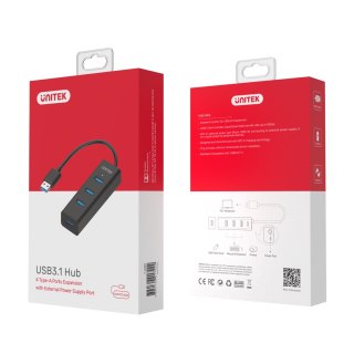 Unitek Hub 4x USB 3.0 5Gbps retail | Y-3089