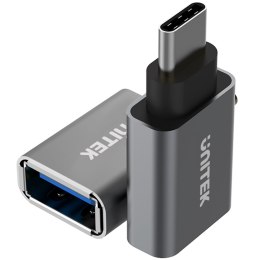 Unitek Adapter USB Typ C do USB (F) Aluminium | Y-A025CGY