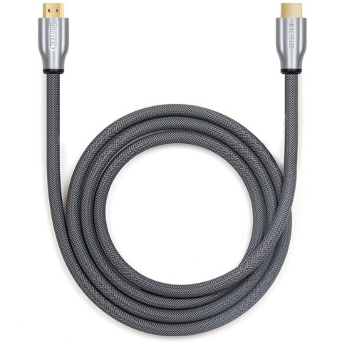 Unitek przewód kabel LUX HDMI 2.0 oplot | 1m | Y-C136RGY