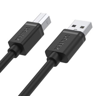 Unitek Kabel do drukarki USB 2.0 AM-BM | 2m | Y-C4001GBK