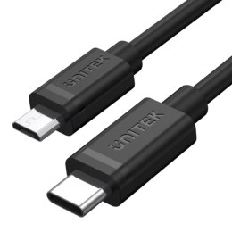 Unitek Kabel USB Typ-C do microUSB | 1m | Y-C473BK