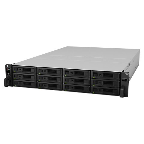 Synology RS3621xs+ | 12-zatokowy serwer NAS, Intel Xeon, 8GB RAM, 4x 1GbE 2x 10GbE RJ-45, RP RACK 2U