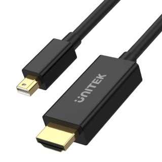 Unitek Adapter Mini DisplayPort na HDMI | 4K 30Hz | kabel 2m | V1152A