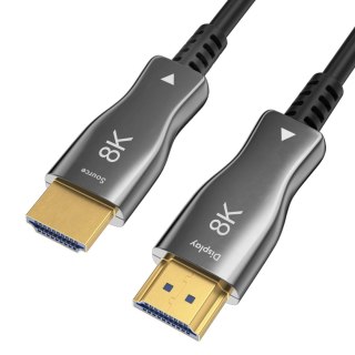 Claroc Kabel optyczny HDMI 2.1 AOC 8K 120Hz 10 m