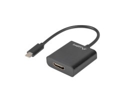 Adapter Lanberg AD-UC-HD-01 (USB typu C M - HDMI F; 0,15m; kolor czarny)
