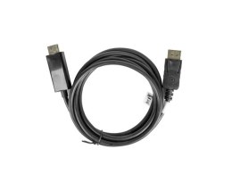 Kabel Lanberg CA-DPHD-10CC-0018-BK (DisplayPort M - HDMI M; 1,8m; kolor czarny)